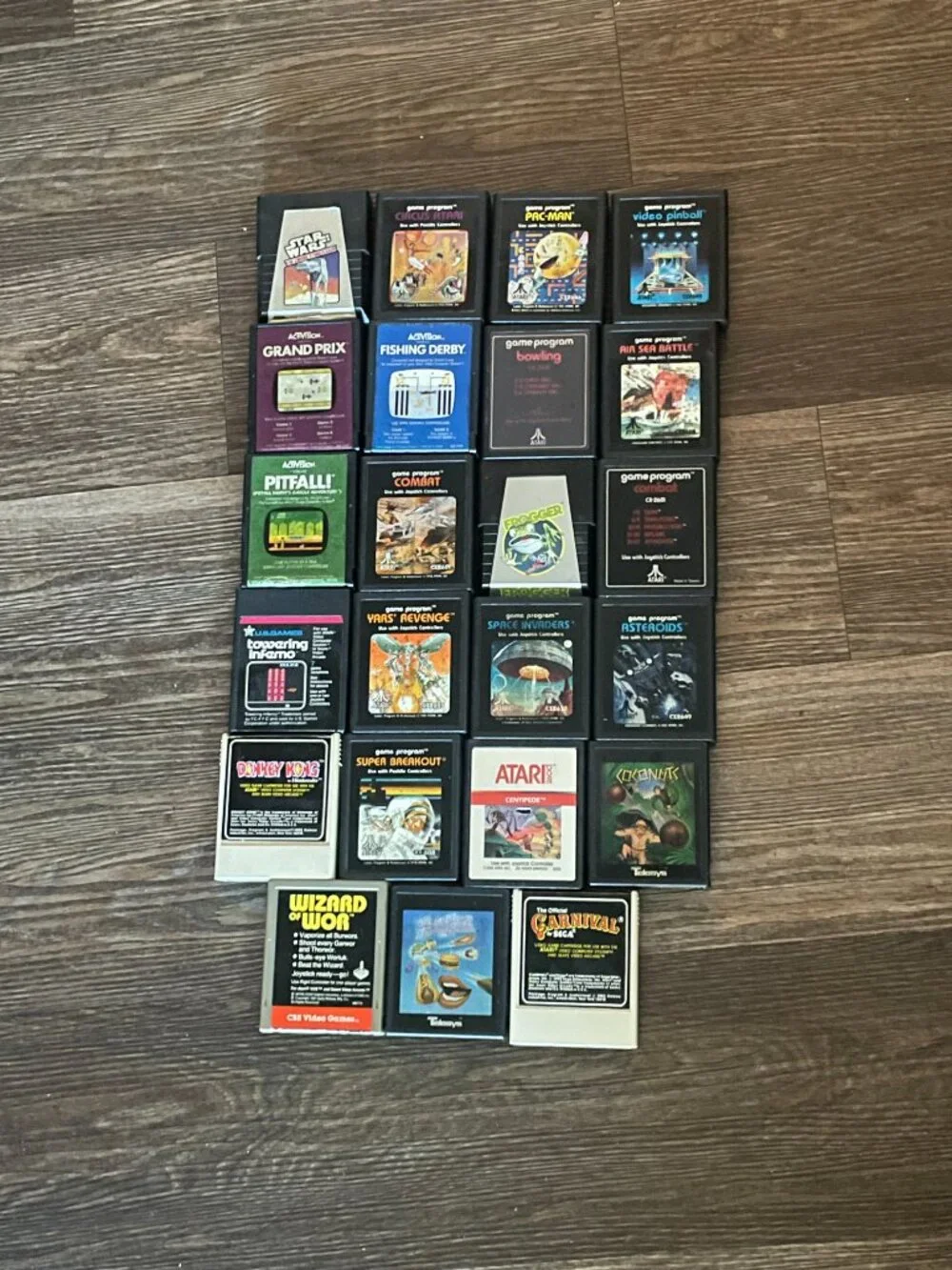 Vintage Atari 2600 Vieo Computer System Console with games